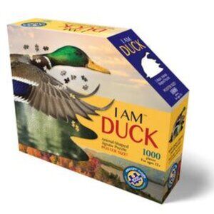 Madd Capp I Am Duck 1000 Piece Animal Shaped Jigsaw Puzzle Poster Size